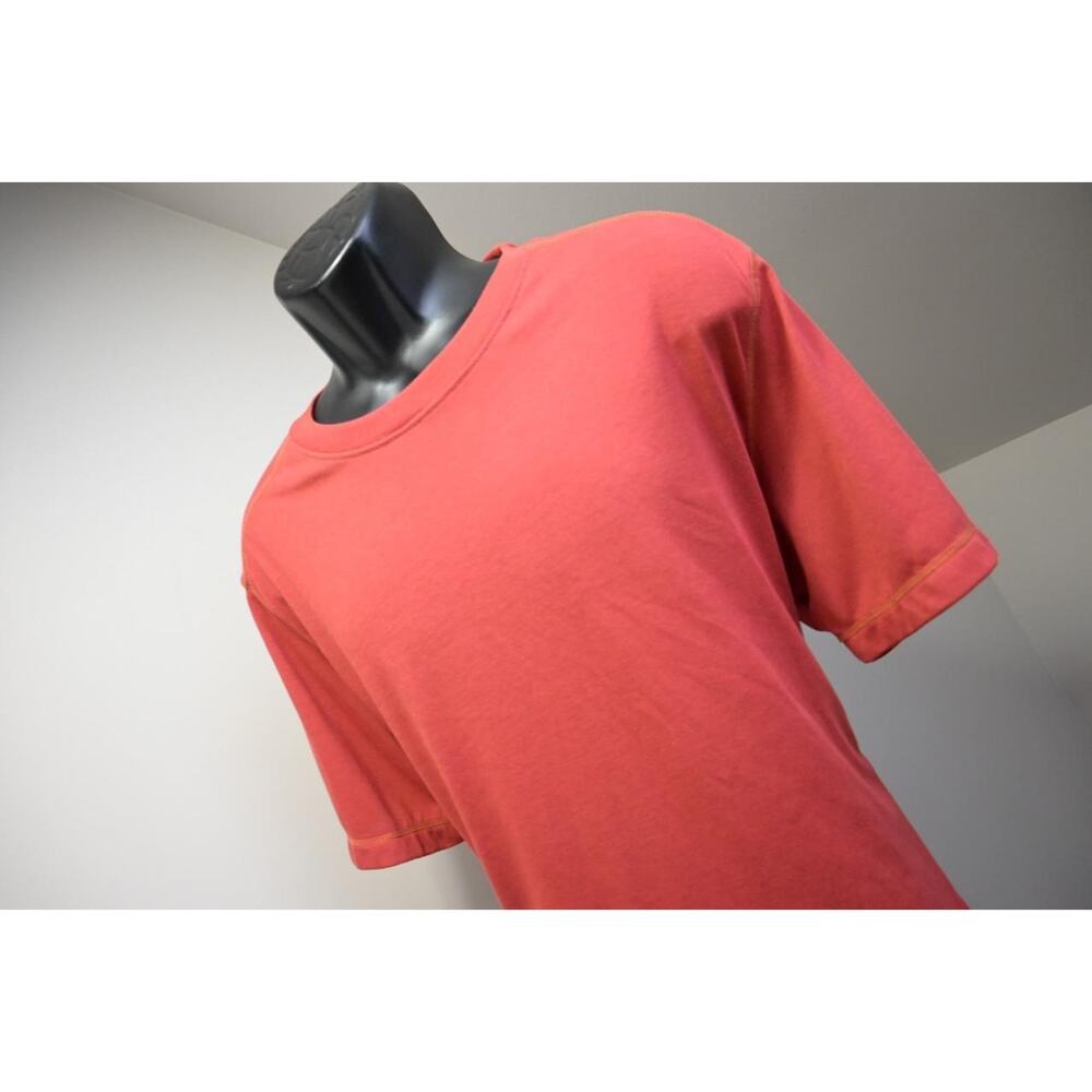REI Camp Shirt‎ Dark Orange Short Sleeve Athletic Mens Size XL